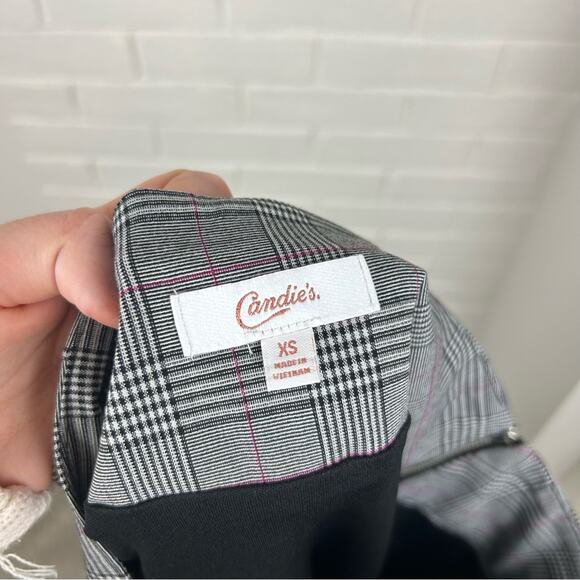 Candie’s Plaid Print Pencil Mini Skirt Size XS - Picture 3 of 9